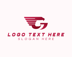 Lettermark - Aviation Eagle Letter G logo design