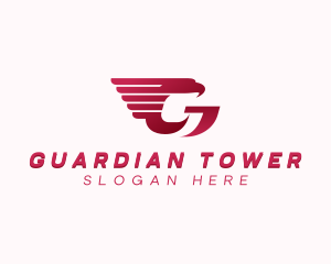 Aviation Eagle Letter G logo design