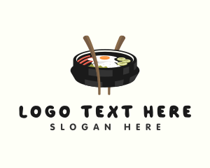 Bibimbap - Bibimbap Korean Food logo design