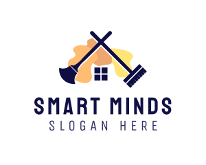 Sanitary Cleaning House Logo