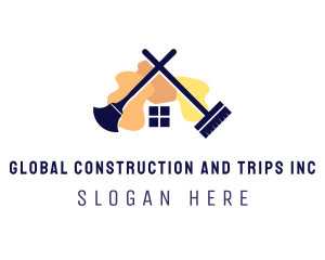 Housekeeper - Sanitary Cleaning House logo design