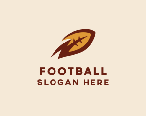 Brown American Football logo design