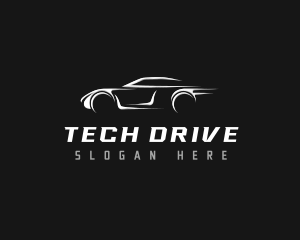 Driving Car Automotive logo design
