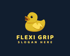 Rubber - Rubber Duck Animal logo design