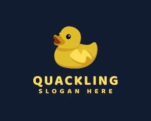 Duckling - Rubber Duck Animal logo design