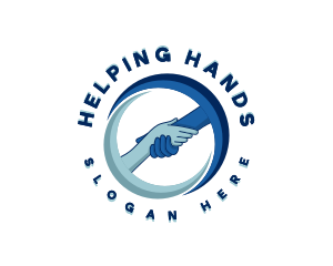 Aid - Charity Helping Hand logo design