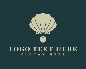 Premium Luxury - Clam Shell Pearl logo design