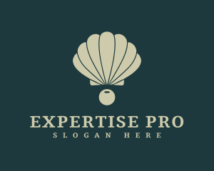 Clam Shell Pearl logo design