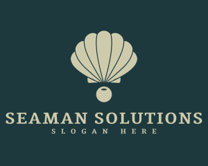 Clam Shell Pearl logo design