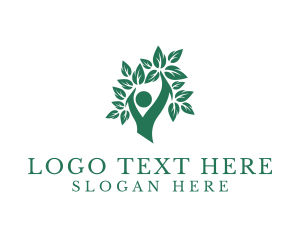 Herb - Nature Leaf Wellness logo design