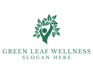 Nature Leaf Wellness  logo design