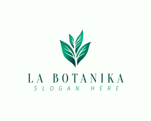 Natural Eco Leaf Logo