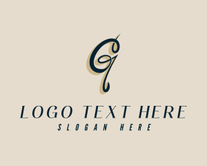 Premium Calligraphy Lettermark Logo