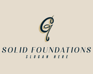 Premium Calligraphy Lettermark Logo