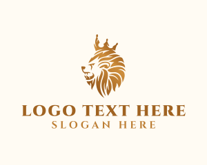 Consulting - Wild Royal Lion Crown logo design