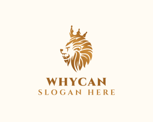 Wild Royal Lion Crown Logo