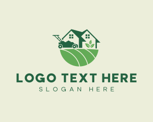 Home - Landscaping Lawn Mower logo design