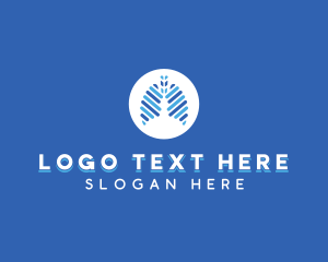 Oxygen - Medical Pulmonary Lungs logo design