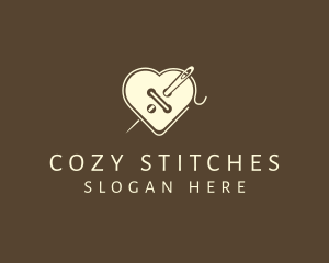 Heart Button Tailoring logo design