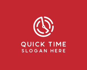 Minute - Tech Timer Clock logo design