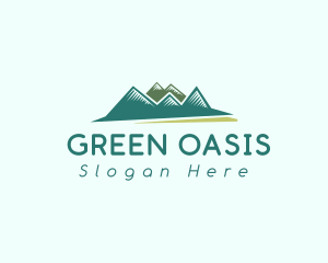 Green Mountain Scenery logo design