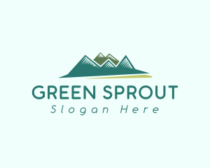 Green Mountain Scenery logo design