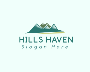 Green Mountain Scenery logo design