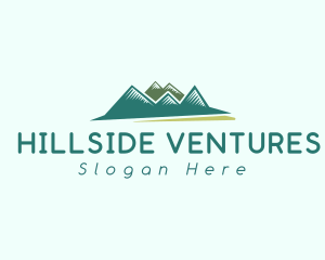 Hillside - Green Mountain Scenery logo design