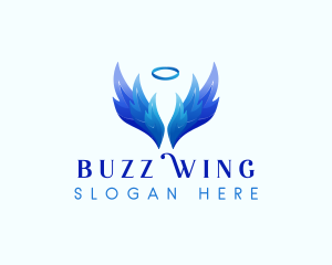 Guardian Angel Wings logo design