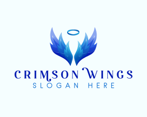 Guardian Angel Wings logo design