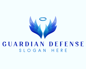 Guardian Angel Wings logo design