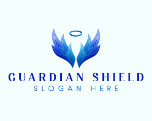 Guardian - Guardian Angel Wings logo design