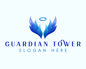 Guardian Angel Wings logo design