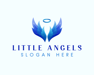 Guardian Angel Wings logo design