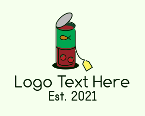 Food Store - Canned Food Price Tag logo design