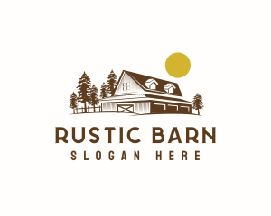 Barn - Barn Farm House logo design