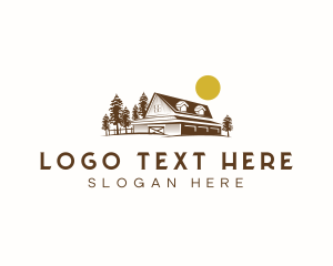 Barn - Barn Farm House logo design