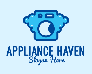 Appliance - Bubble Laundromat Clothes Wash logo design