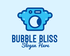 Bubble - Bubble Laundromat Clothes Wash logo design