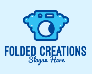 Bubble Laundromat Clothes Wash logo design