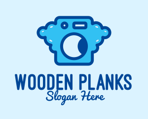 Bubble Laundromat Clothes Wash logo design