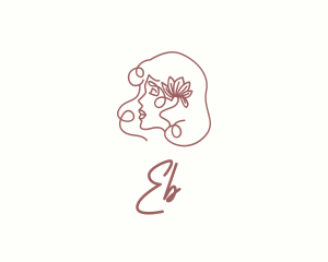 Flower - Woman Beauty Spa logo design