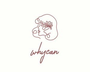 Vegan - Woman Beauty Spa logo design