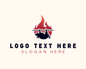 Flame Roasted Pork Logo