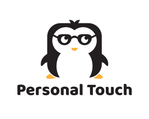 Personal - Nerd Geek Penguin logo design