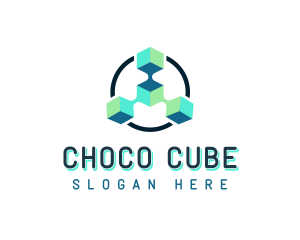 AI Software Cube logo design