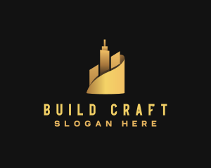 Premium Skyscraper Building logo design