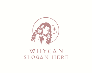 Skincare - Nature Floral Woman logo design