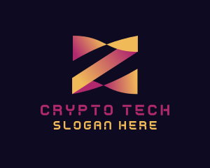 Cryptocurrency - Tech Digital Cryptocurrency logo design
