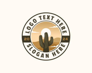 Western Cactus Desert Logo